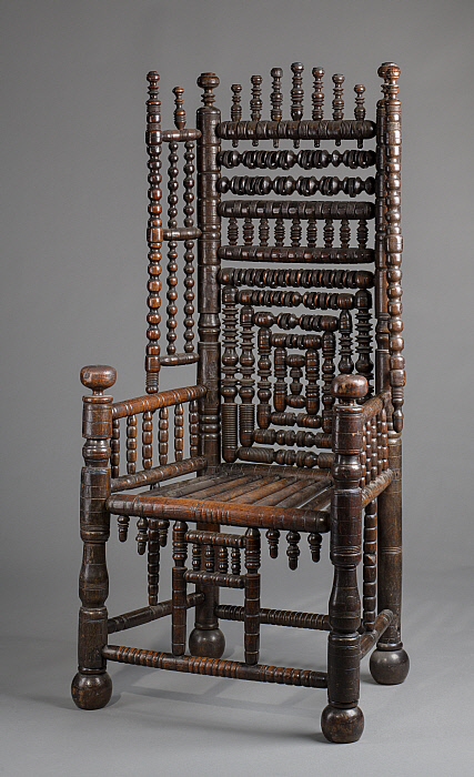 Spool Chair (one of pair) Slider Image 2
